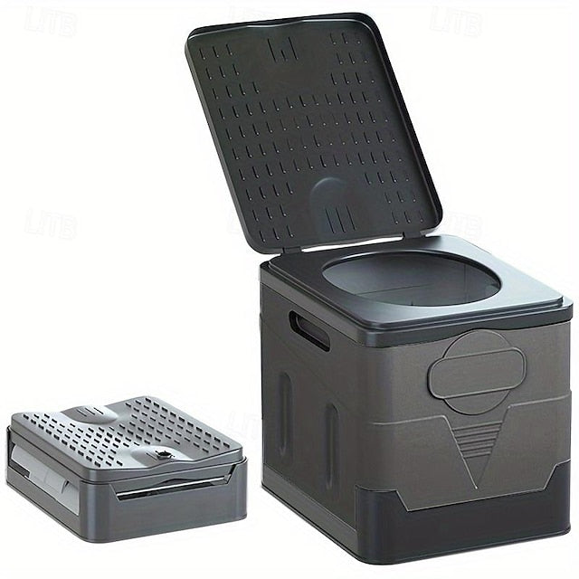 Car Folding Toilet Portable Outdoor Camping Trip Urinal Emergency Mobile Toilet