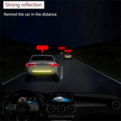 5pcs/set Car Reflective Stickers Waterproof Warning Decals Stickers