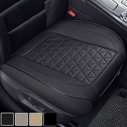 Car Luxury PU Leather Universal Seat Protector Front Seat Bottom Cushion