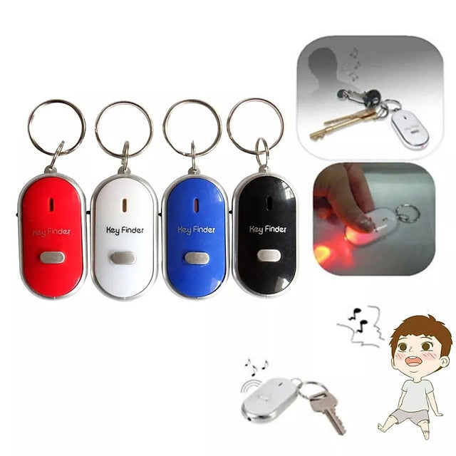 Key Finder Flashing Beeping Sound Control Alarm Anti-Lost Locator Finder
