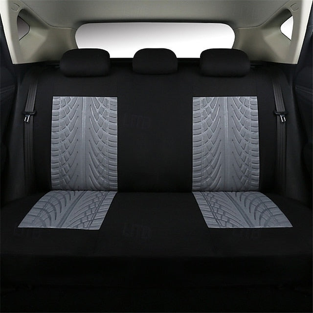 9 Pcs/set Universal Car Seat Full Set Track Design Breathable Seat Protectors