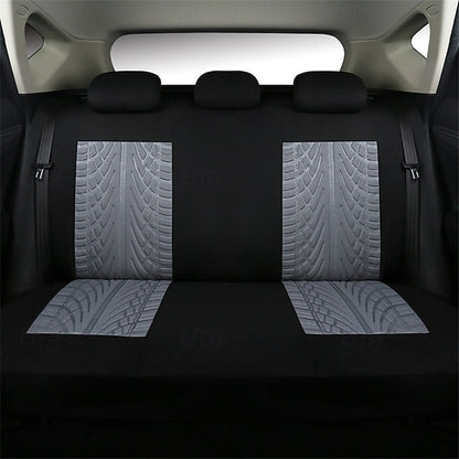 9 Pcs/set Universal Car Seat Full Set Track Design Breathable Seat Protectors