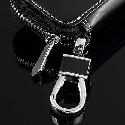 Car Leather Key Holder Case Key Chain Wallet Pouch Bag Case Holder