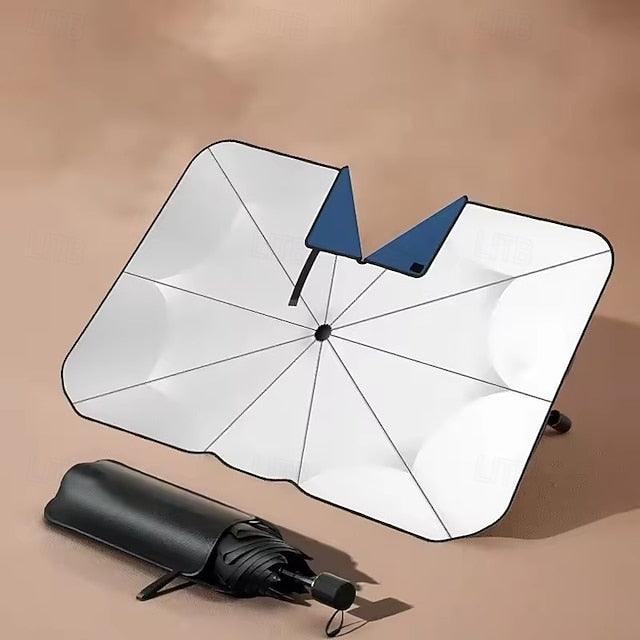 Car Windshield Sun Shade Umbrella Foldable Front Window Sunshade