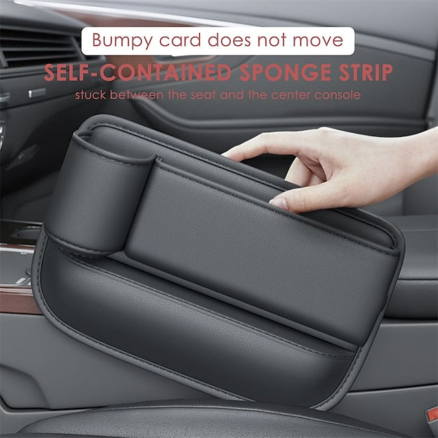 Multifunction Seat Gap Storage Bag Seat Gap Filler With Phone Cup Organizer