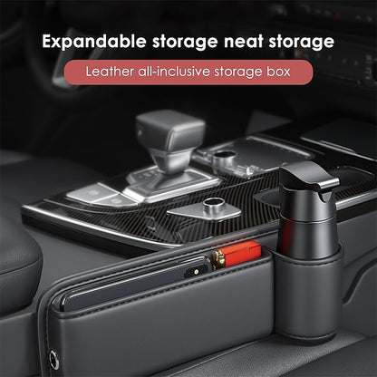 Multifunction Seat Gap Storage Bag Seat Gap Filler With Phone Cup Organizer