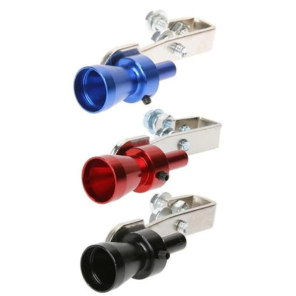 2 Pcs Universal Sound Simulator Car Exhaust Pipe Turbo Whistle  Muffler Auto Parts