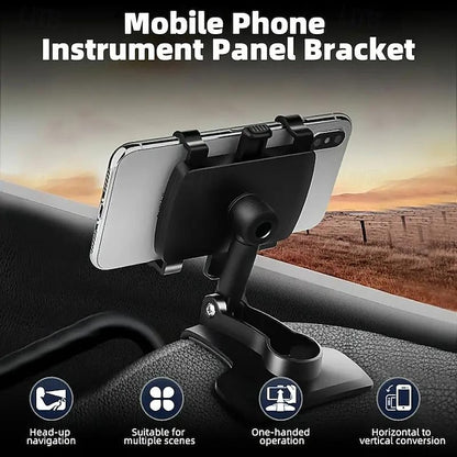 Car 360° Adjustable Waterproof Phone Mount Dashboard Holder