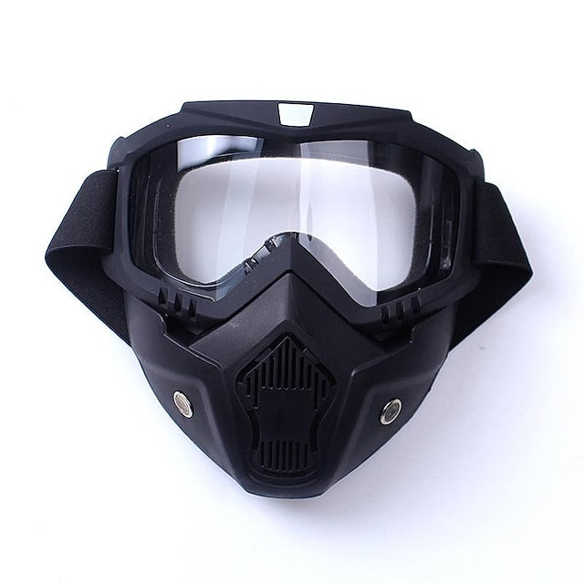 Motorcycle Camping CS Stay Protected Goggle Mask Tactical Full Face Shield