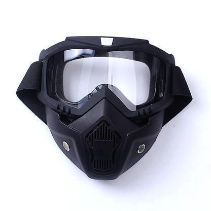 Motorcycle Camping CS Stay Protected Goggle Mask Tactical Full Face Shield