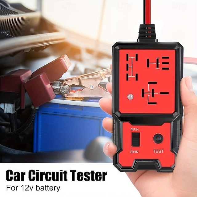 12V Automobile Relay Tester  Electronic Generator Diagnostic Tool Universal Check Analyzer