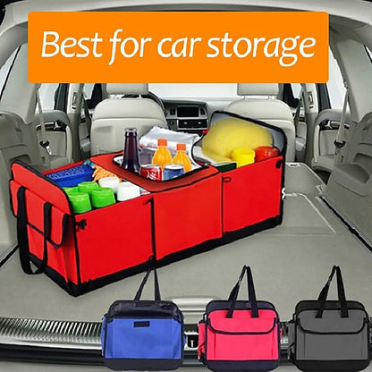 Car Trunk Storage Box Foldable Anti-slip Toy Food Organizer