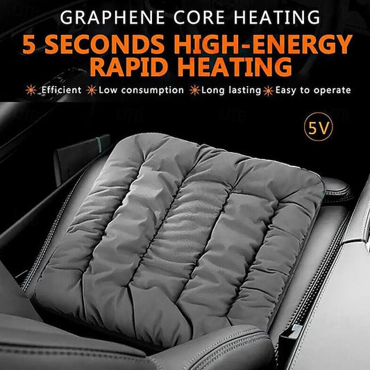 Car USB 5V Adjustable Electric Heating Pad Cushion Winter Warmer Blanket