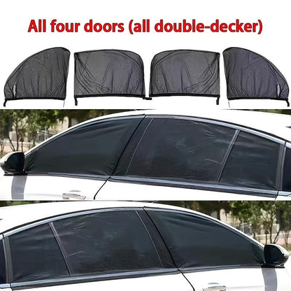 4 Pcs/set Car Window Anti-Mosquito Curtain Sunshade Privacy Protection