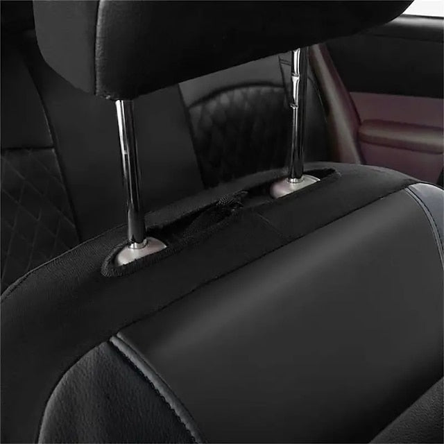 9 Pcs/Set Universal PU Leather Car Seat Covers Set Full Coverage Seat Protector