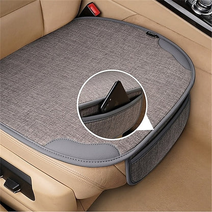 3pc Waterproof Universal Anti-Slip Seat Cushion Cover for Front Car Seats