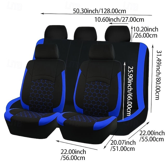 Universal 5-Seat Car SUV Truck  Interior Seat Protector Seat Cushion