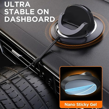 Car Mount Dashboard 360 Rotating Silicon Anti-Slip Desktop Phone Stand Holder