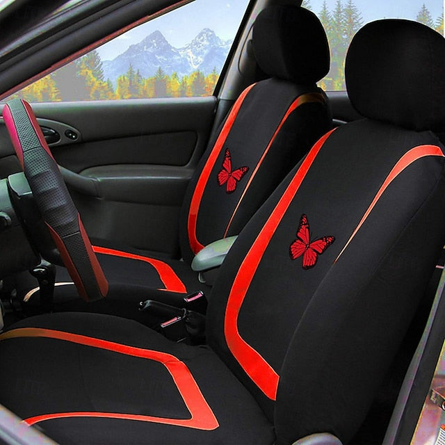 2 Pcs/Set Universal Car Seat Front Set Breathable Seat Protectors