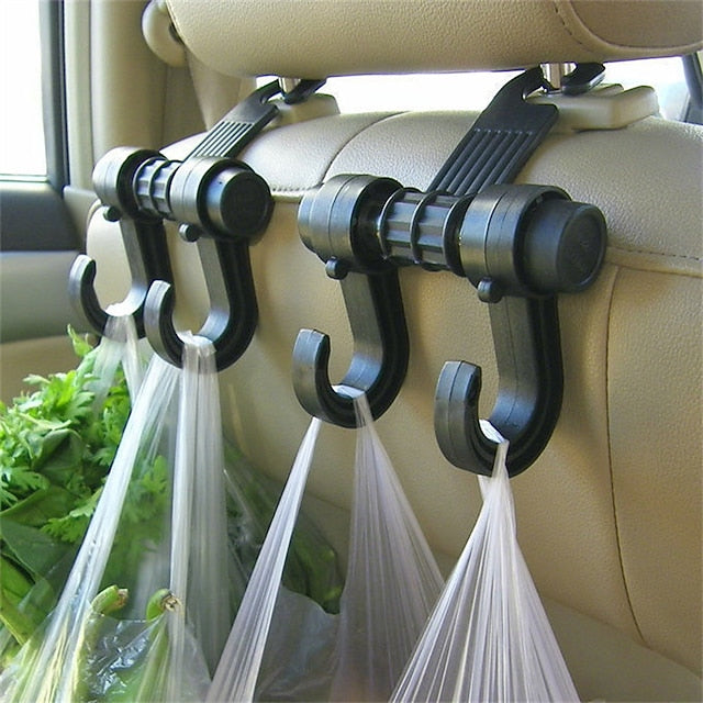 5 Pcs/set Universal Car Seat Back Storage Hook Sundries Holder Multifunction Organizer