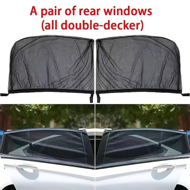 4 Pcs/set Car Window Anti-Mosquito Curtain Sunshade Privacy Protection