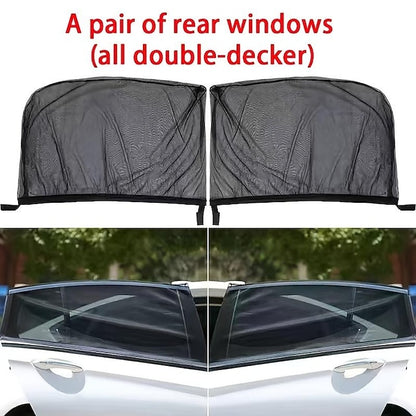 4 Pcs/set Car Window Anti-Mosquito Curtain Sunshade Privacy Protection