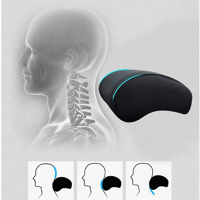 Genuine Leather Hanging Car Seat Pillow Neck Support Headres