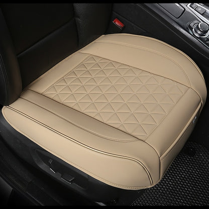 Car Luxury PU Leather Universal Seat Protector Front Seat Bottom Cushion