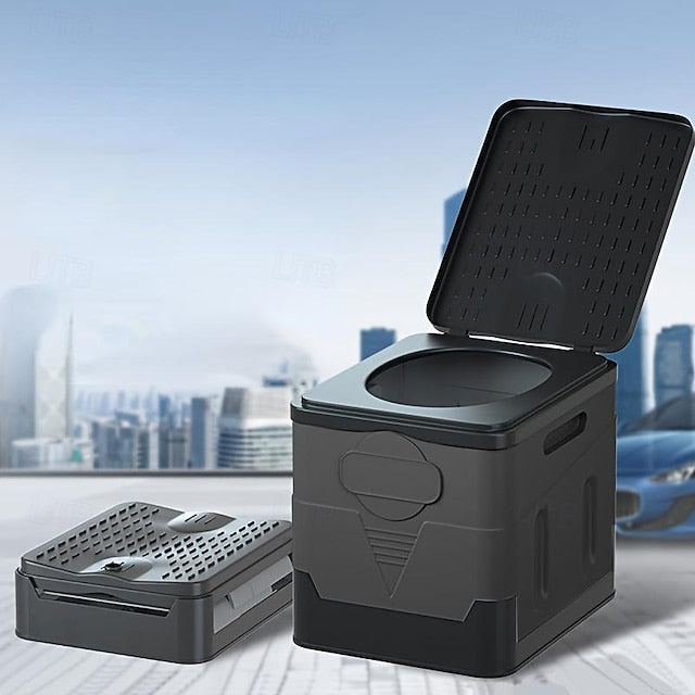 Car Folding Toilet Portable Outdoor Camping Trip Urinal Emergency Mobile Toilet