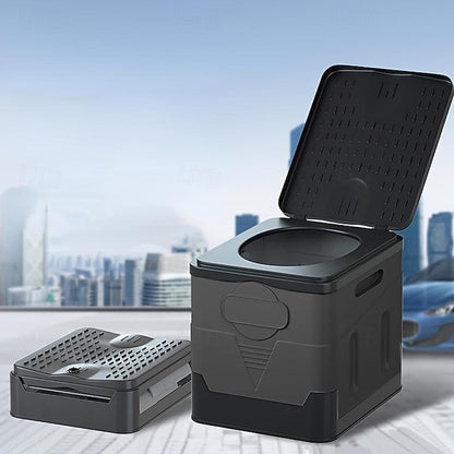 Car Folding Toilet Portable Outdoor Camping Trip Urinal Emergency Mobile Toilet