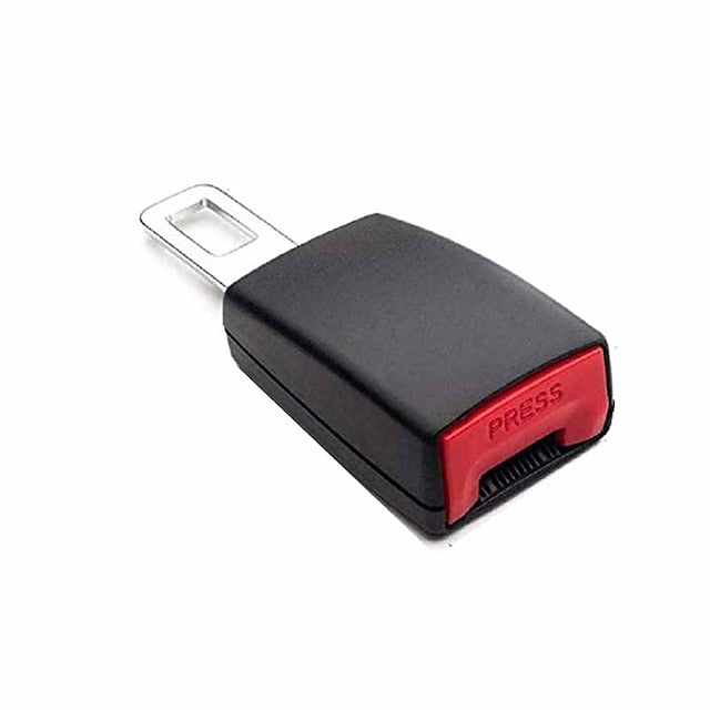 Car Safety Belt Clip Alarm Stoppers for Car Seats Belt Buckles