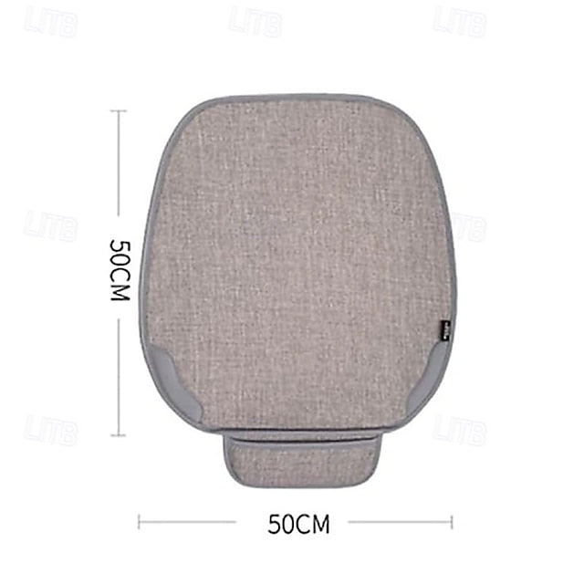 3pc Waterproof Universal Anti-Slip Seat Cushion Cover for Front Car Seats