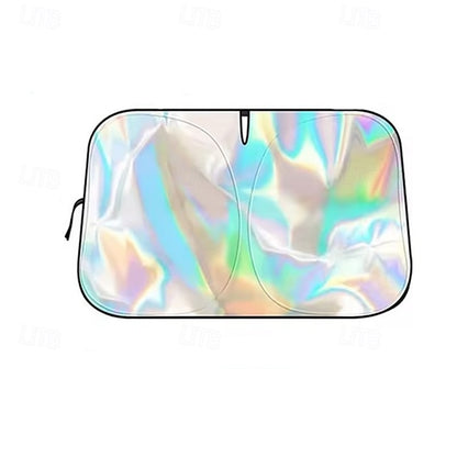 Laser Reflective Car Windshield Sun Shade for Front Window UV Rays Blocks