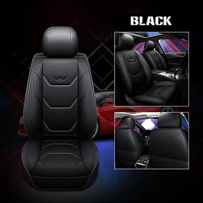 Universal 5D PU Leather Front Car Seat Cushion Mat Waterproof Breathable Protector