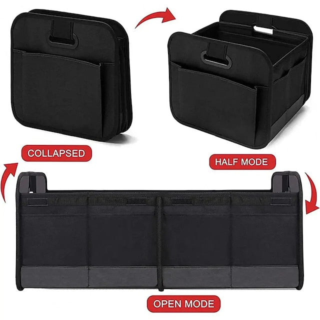 Car Trunk Collapsible Multi-Compartment Foldable Waterproof Organizers