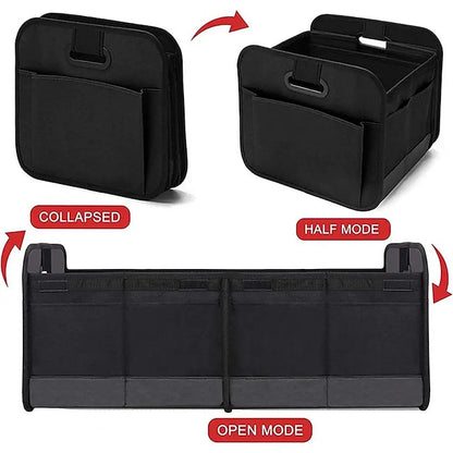 Car Trunk Collapsible Multi-Compartment Foldable Waterproof Organizers