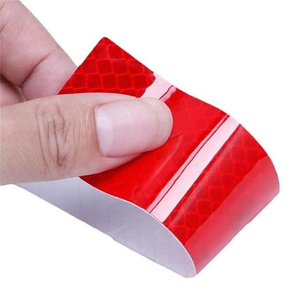 5pcs/set Car Reflective Stickers Waterproof Warning Decals Stickers