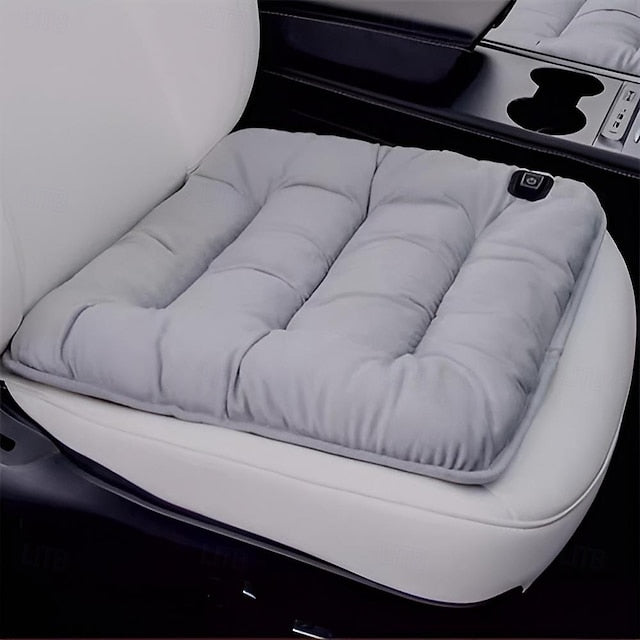 Car Winter Heated Seat Cushion USB Charging Soft Thick  Anti-slip Mat Cushion
