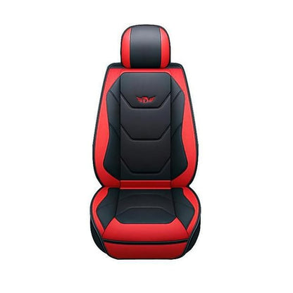Universal 5D PU Leather Front Car Seat Cushion Mat Waterproof Breathable Protector