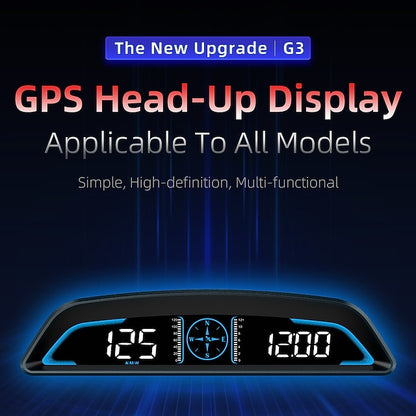 Car Digital GPS Head-up Display Speedometer Universal Headset  5.5 Inch