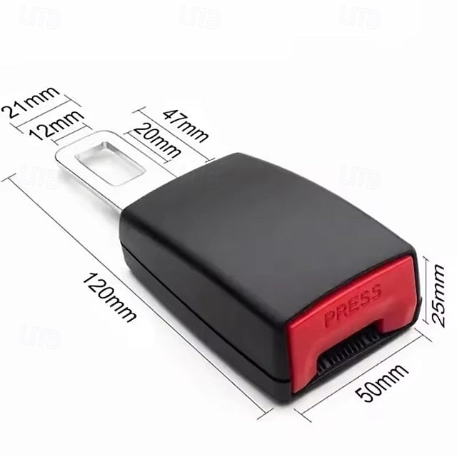 Car Safety Belt Clip Alarm Stoppers for Car Seats Belt Buckles