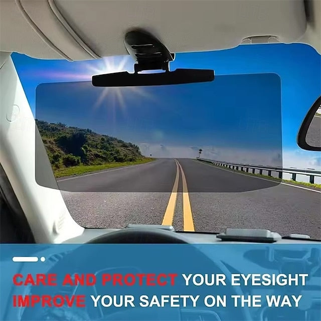 2 Pack Car Sun Visor Extender Anti-Glare 2 in 1 Driving Visor Windshield Sun Shade