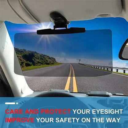 2 Pack Car Sun Visor Extender Anti-Glare 2 in 1 Driving Visor Windshield Sun Shade