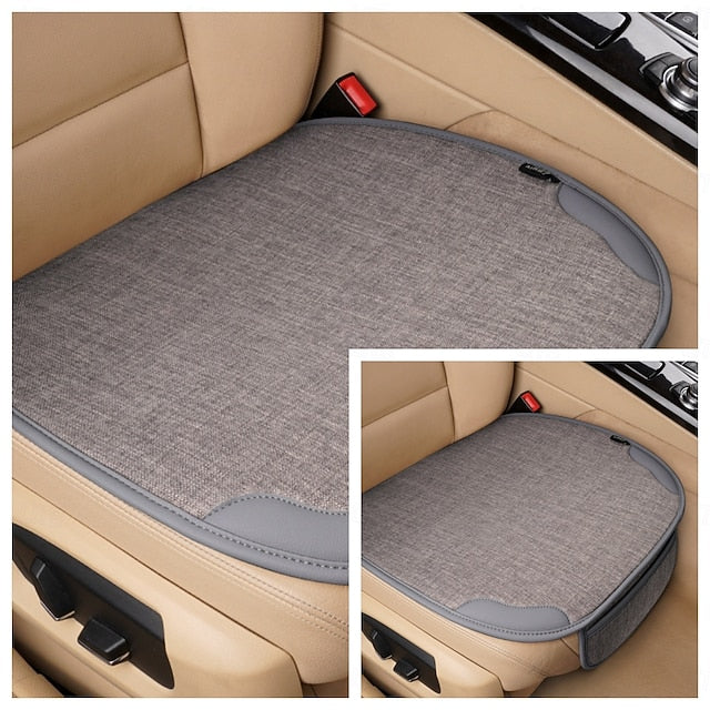 3pc Waterproof Universal Anti-Slip Seat Cushion Cover for Front Car Seats