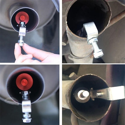 2 Pcs Universal Sound Simulator Car Exhaust Pipe Turbo Whistle  Muffler Auto Parts