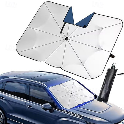 Car Windshield Sun Shade Umbrella Foldable Front Window Sunshade