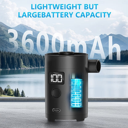 Camping Outdoor Portable Electric Air Pump  USB Charging Inflator Deflator