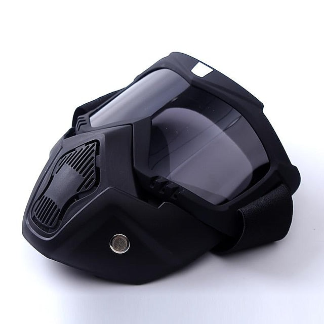 Motorcycle Camping CS Stay Protected Goggle Mask Tactical Full Face Shield