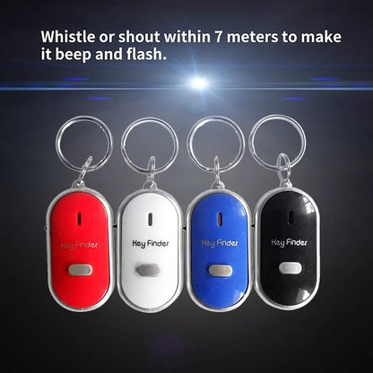 Key Finder Flashing Beeping Sound Control Alarm Anti-Lost Locator Finder