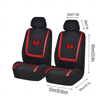2 Pcs/Set Universal Car Seat Front Set Breathable Seat Protectors